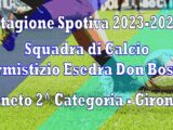 SS 2023 2024 Calcio Armistizio Esedra Don Bosco Veneto 2^ Categoria Girone I